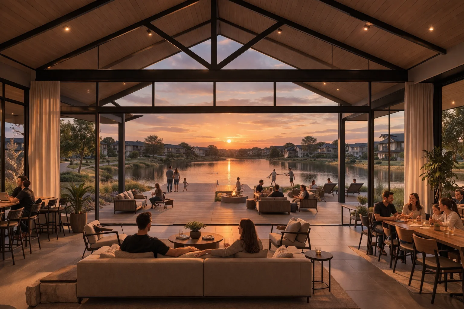 Club house interior